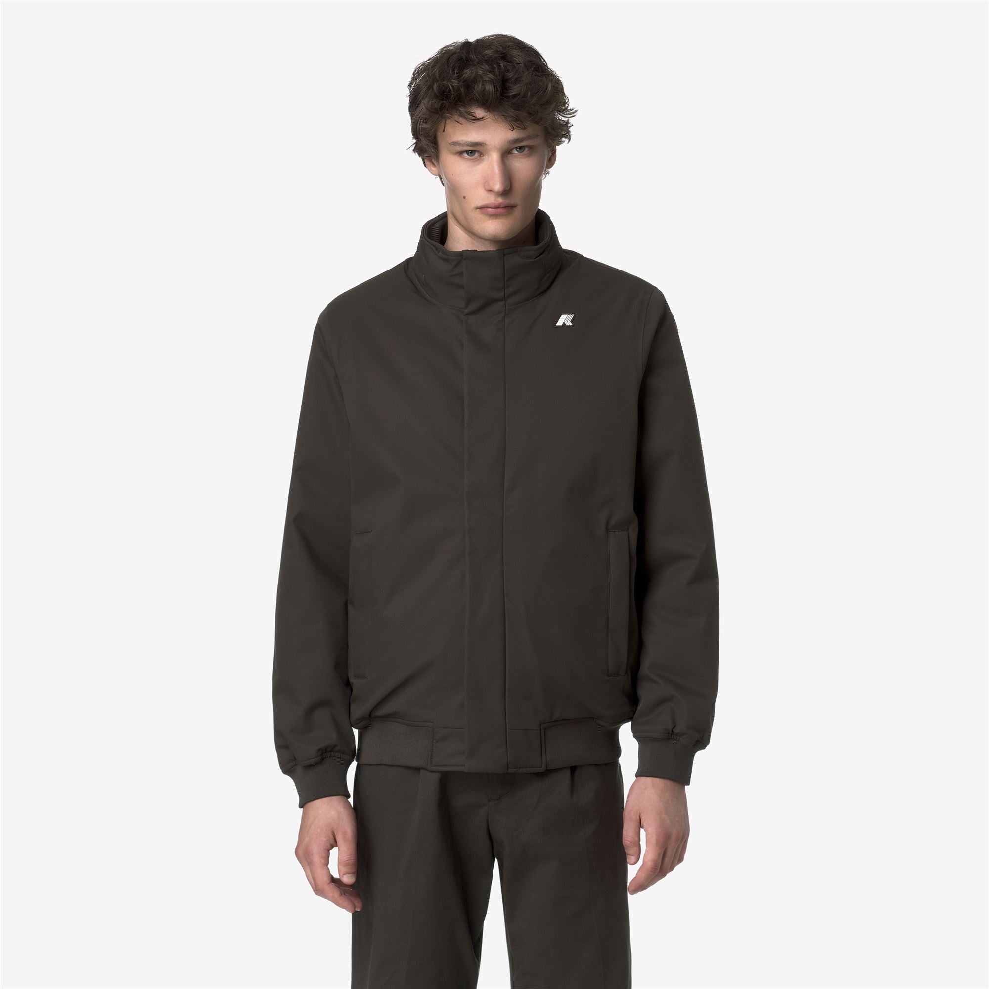 Jackets_MAN_AMAURY TWILL MARMOTTA_Short_Black Olive - Blue Airforce - Commercial 3