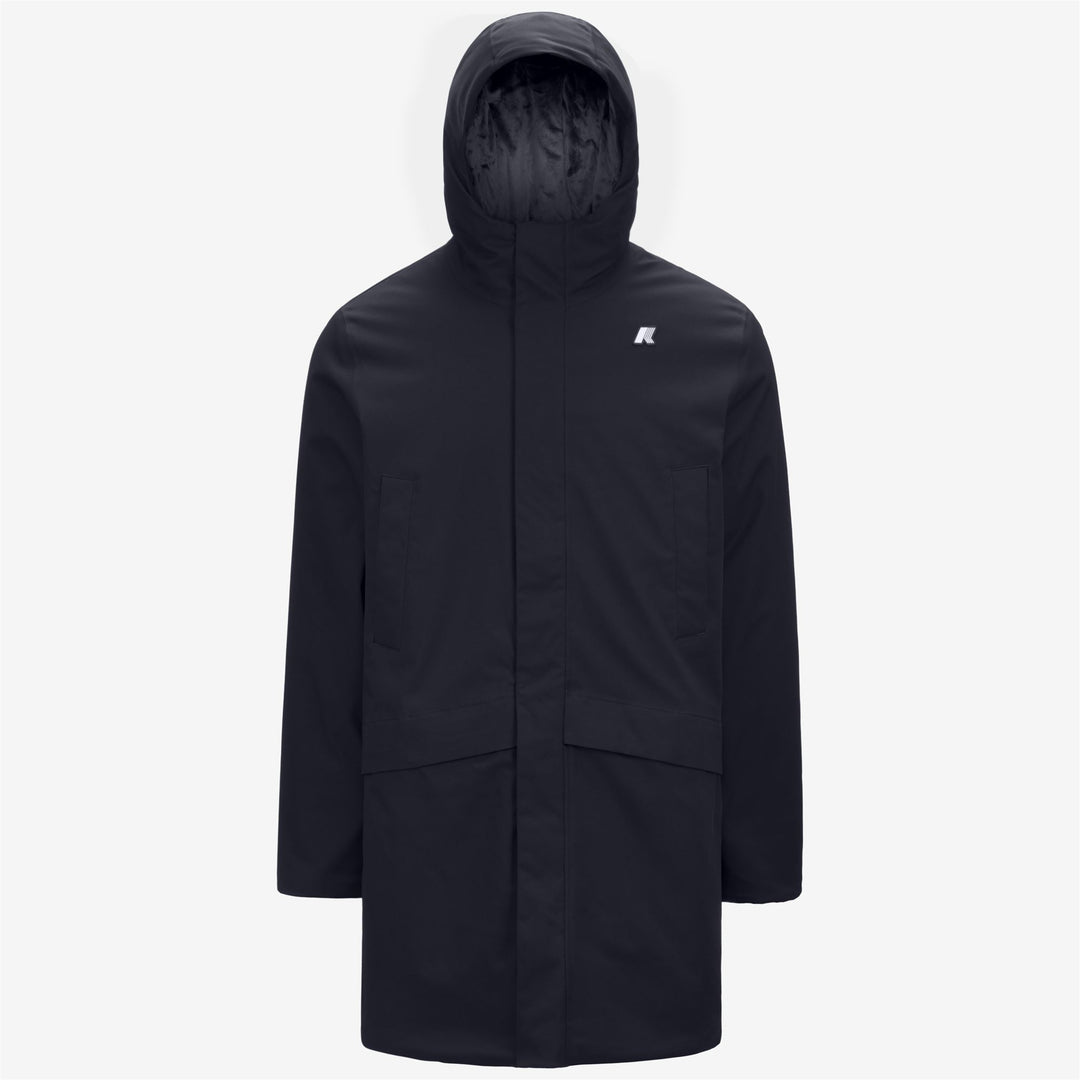 Blue Men's Water-Resistant Short Jacket with PrimaLoft Insulation main