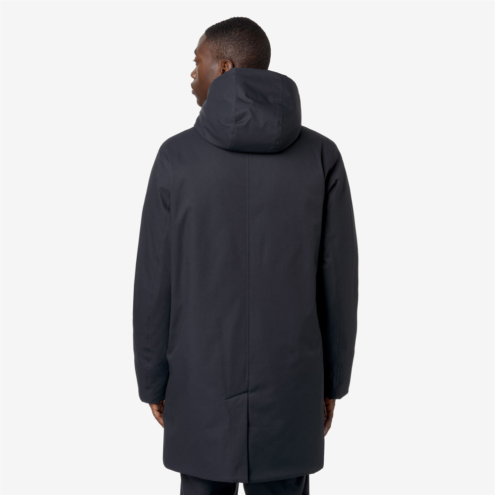 Blue Men's Water-Resistant Short Jacket with PrimaLoft Insulation 02