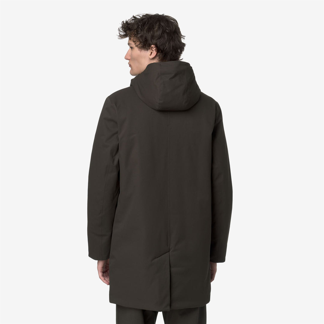 Chaqueta corta impermeable para hombre color oliva negro con aislamiento PrimaLoft main