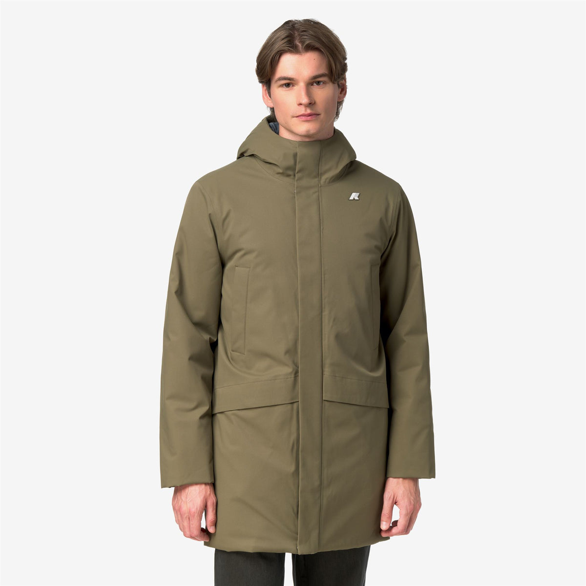 Jackets_Man_JARNO TWILL MARMOTTA_Short_Green Army - Blue Airforce - Commercial 4