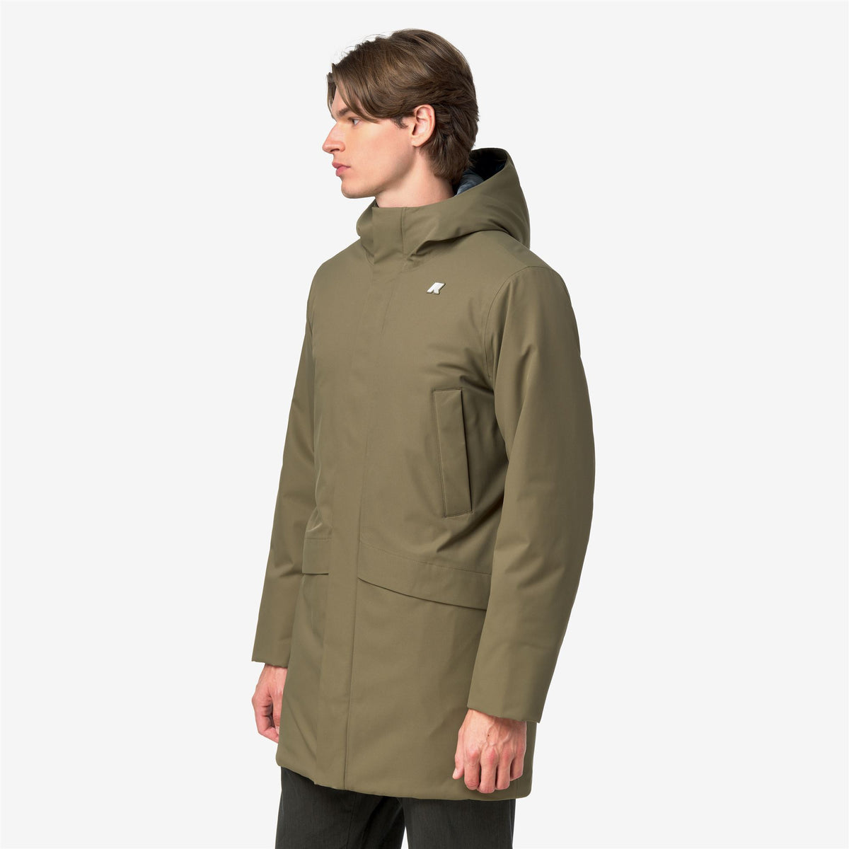 Jackets_Man_JARNO TWILL MARMOTTA_Short_Green Army - Blue Airforce - Commercial 5