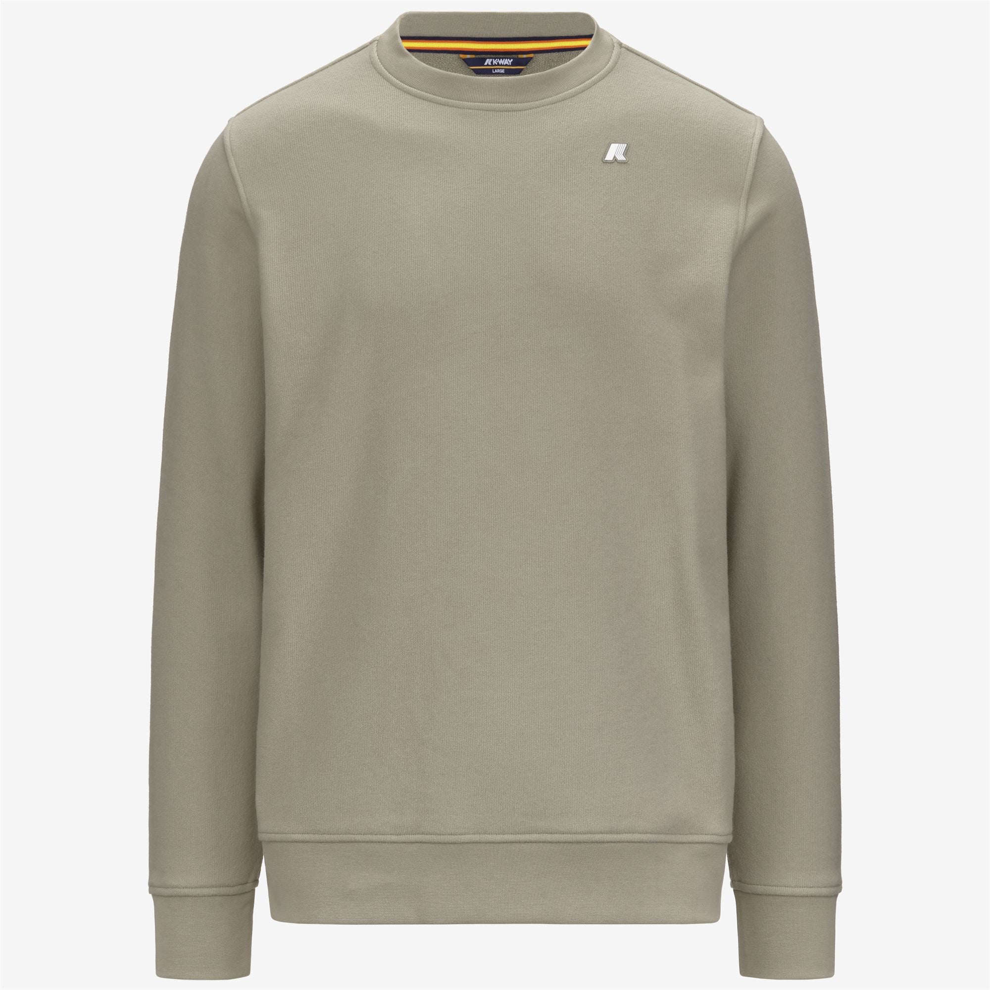 Fleece_MAN_BAPTISTE HEAVY FLEECE_Jumper_Green Oak - Commercial 1