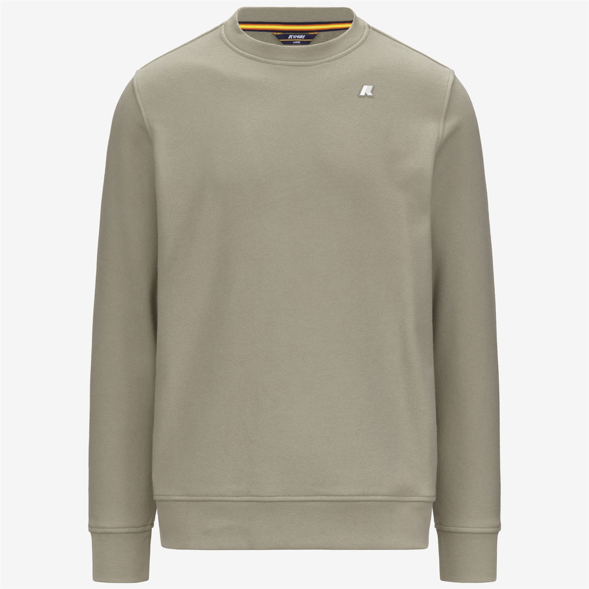 Fleece_MAN_BAPTISTE HEAVY FLEECE_Jumper_Green Oak - Commercial 1