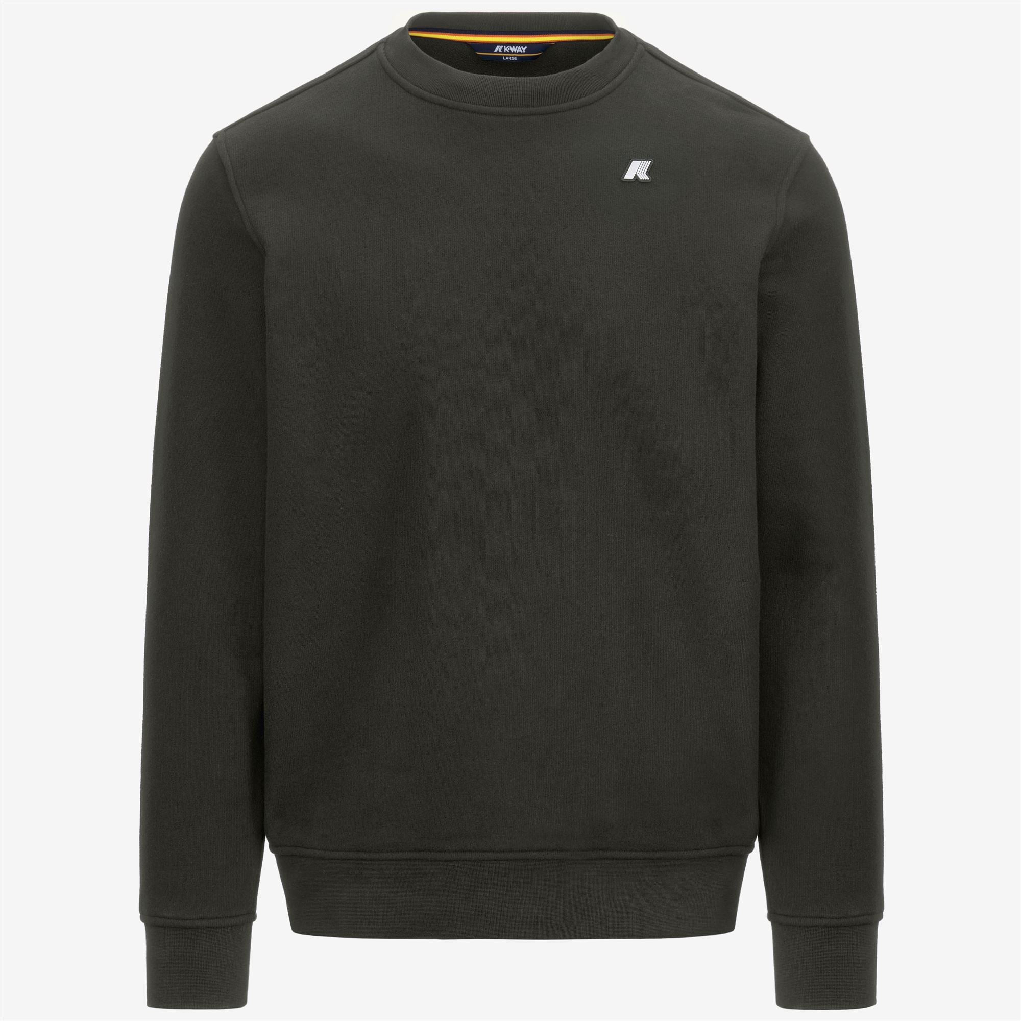 Fleece_MAN_BAPTISTE HEAVY FLEECE_Jumper_GREEN BLACKISH - Commercial 1