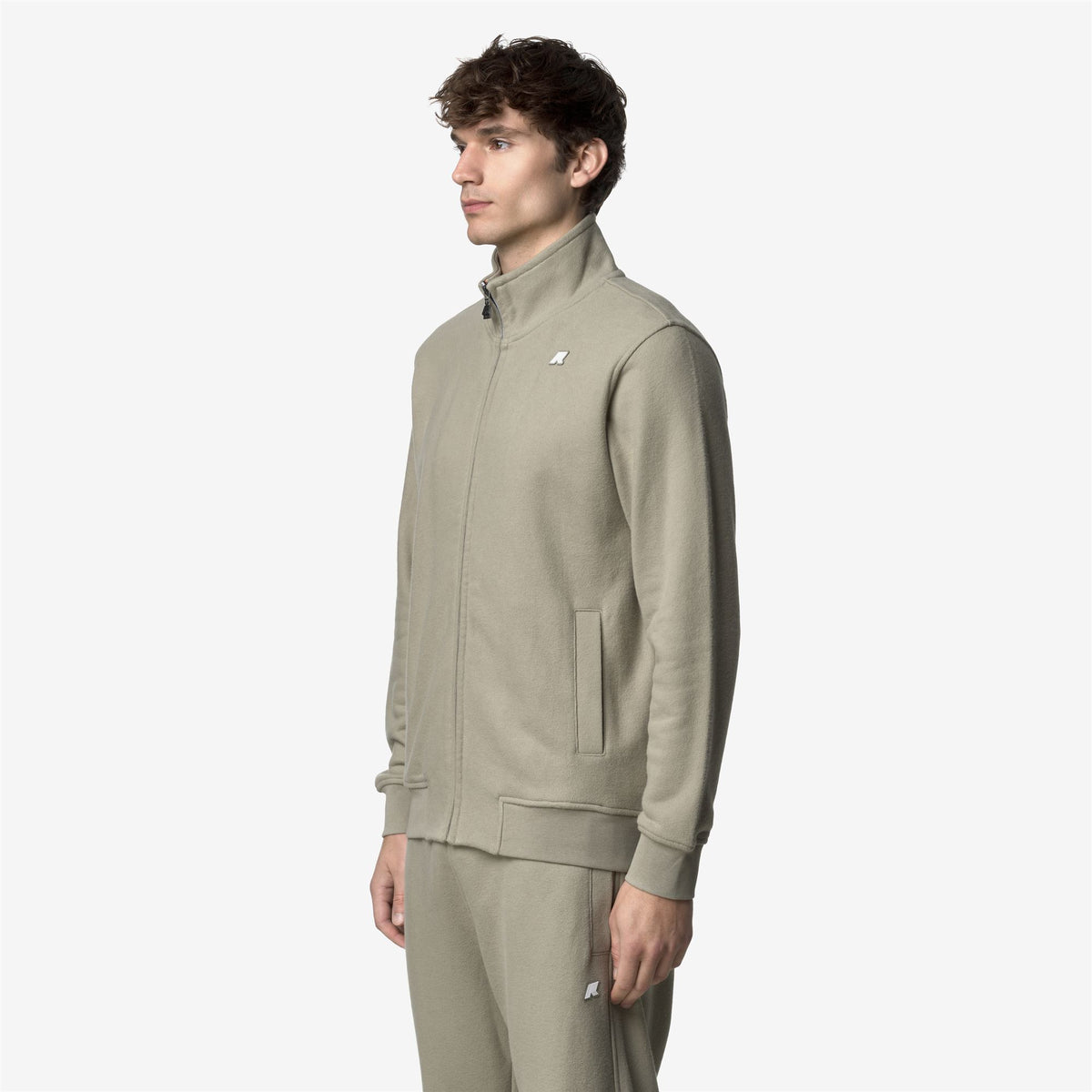 Fleece_MAN_FINN HEAVY FLEECE_Jacket_Green Oak - Commercial 5