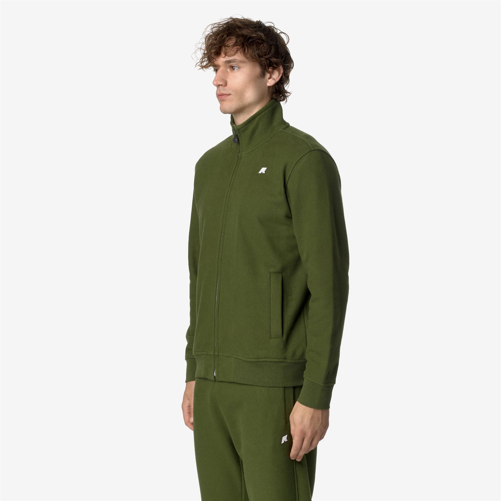 Fleece_MAN_FINN HEAVY FLEECE_Jacket_Green Cypress - Commercial 5