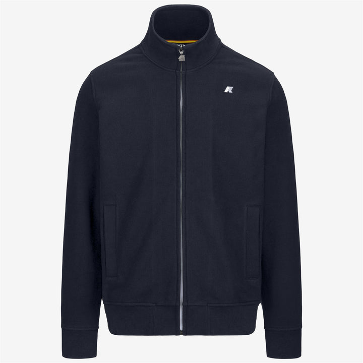Giacca in Pile Blu Uomo per Athleisure e Abbigliamento Urbano 5