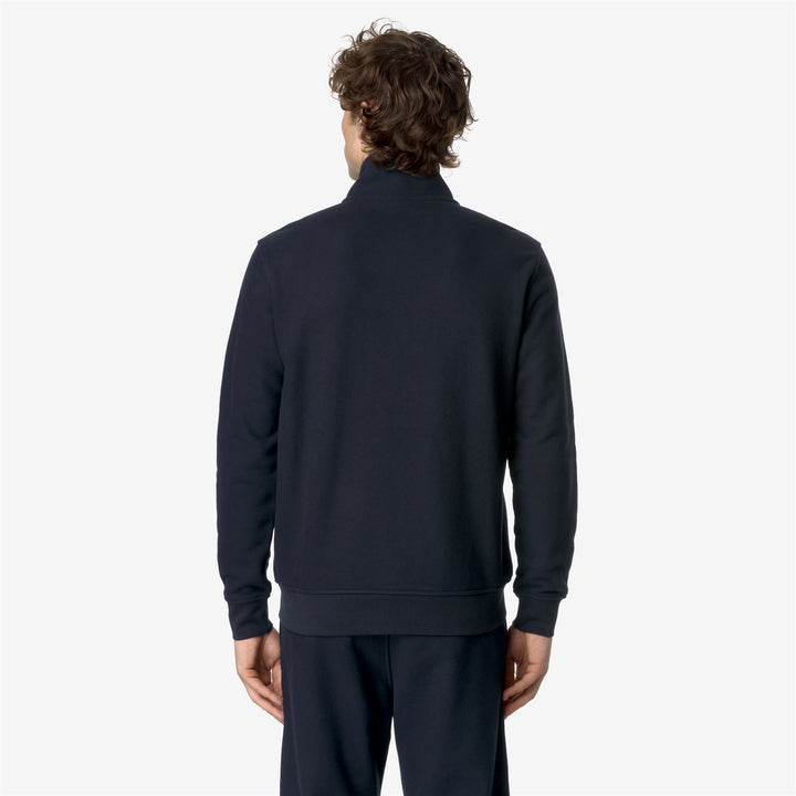 Giacca in Pile Blu Uomo per Athleisure e Abbigliamento Urbano 3