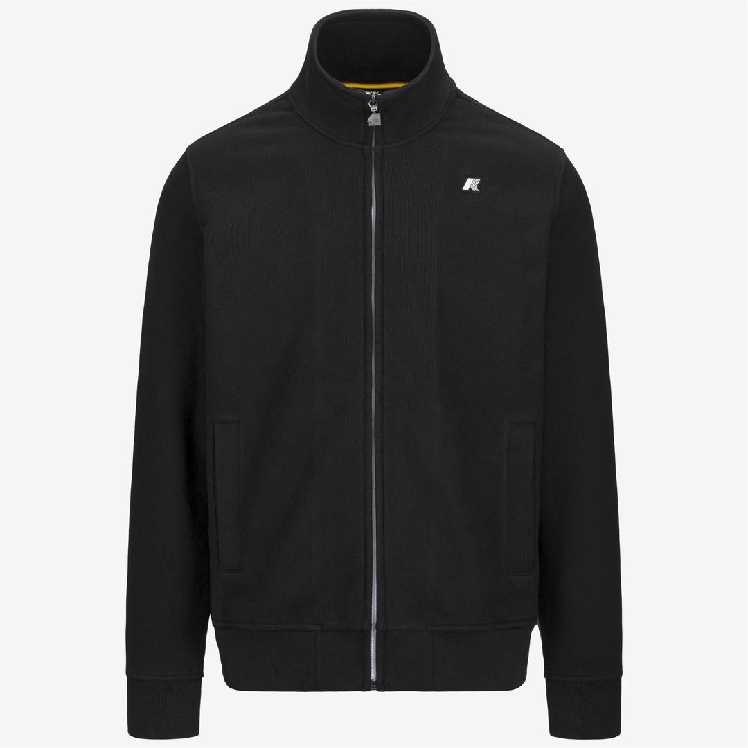 Black Grey Men's Fleece Jacket for City Leisure 01
