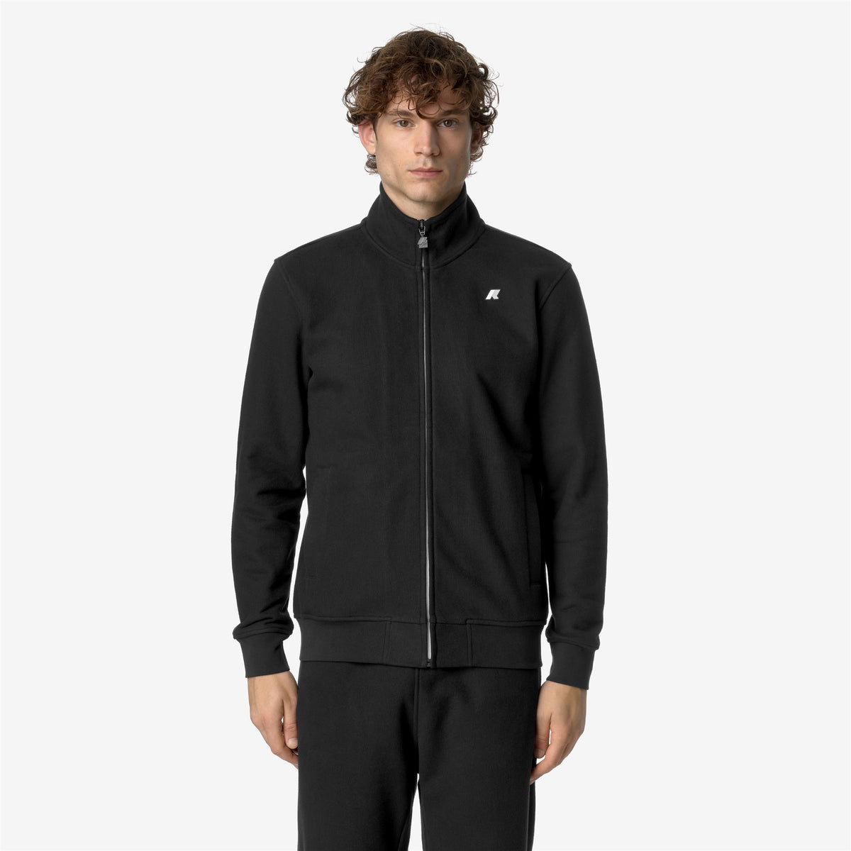 Fleece_MAN_FINN HEAVY FLEECE_Jacket_Black Pure - Commercial 4