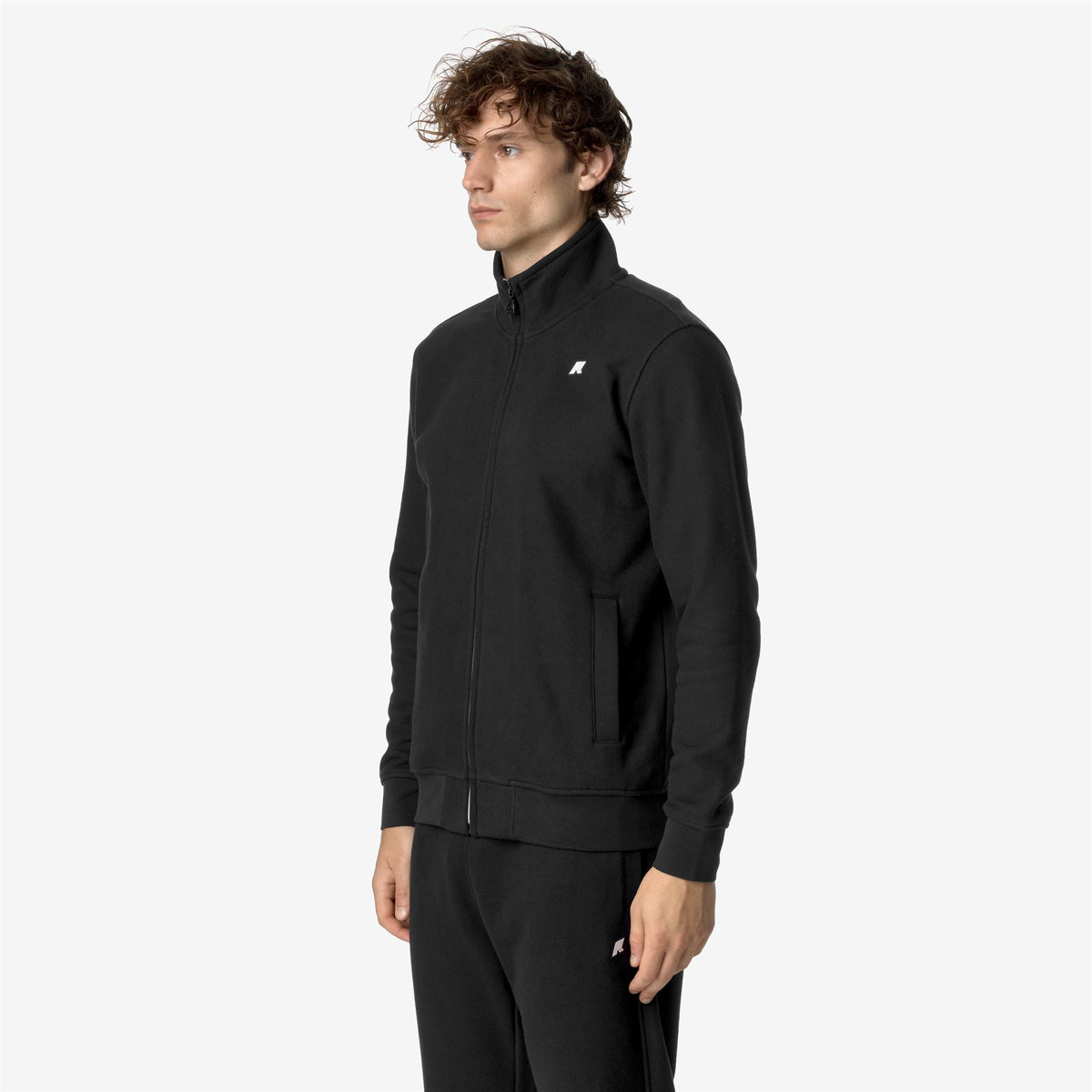 Fleece_MAN_FINN HEAVY FLEECE_Jacket_Black Pure - Commercial 5
