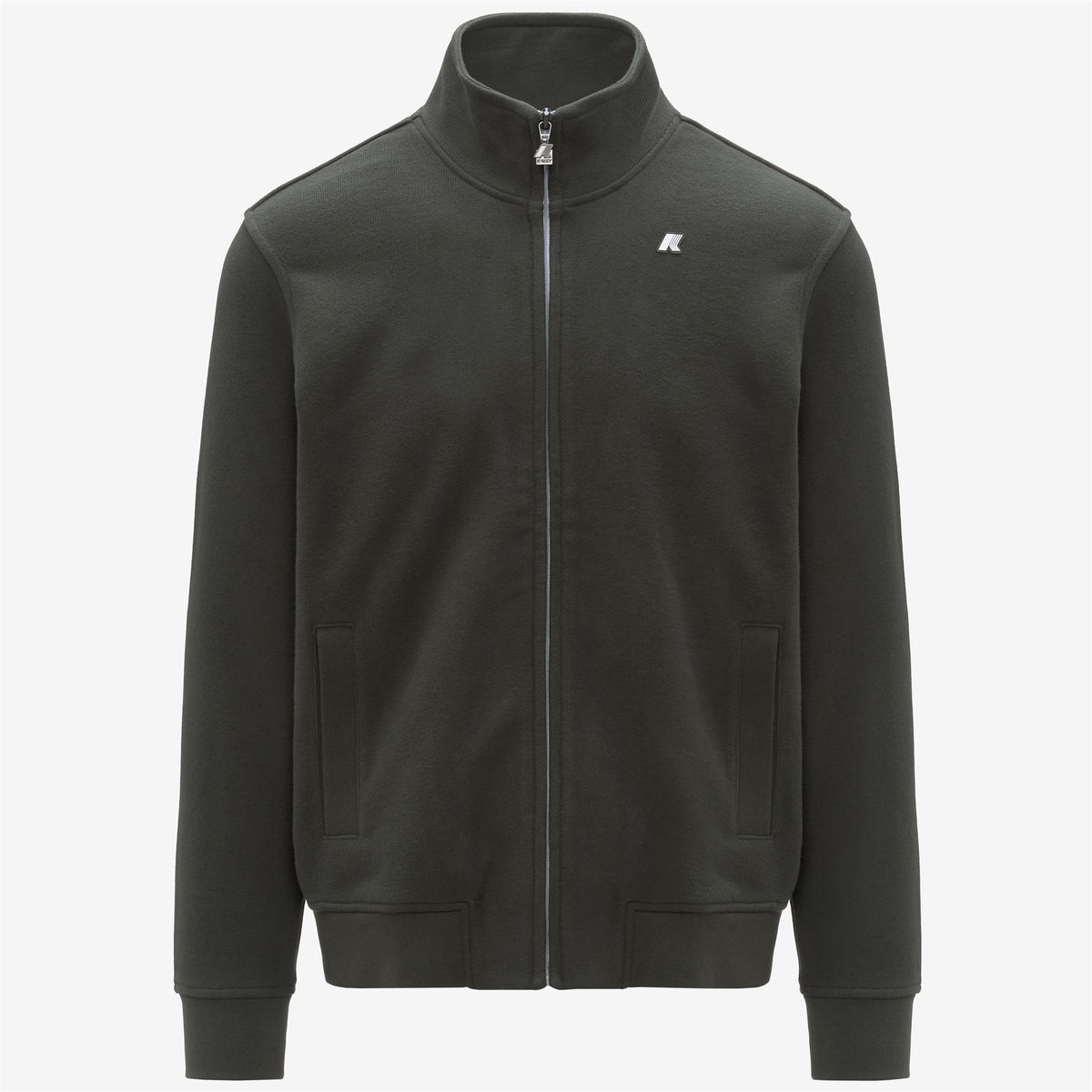 Fleece_MAN_FINN HEAVY FLEECE_Jacket_GREEN BLACKISH - Commercial 1