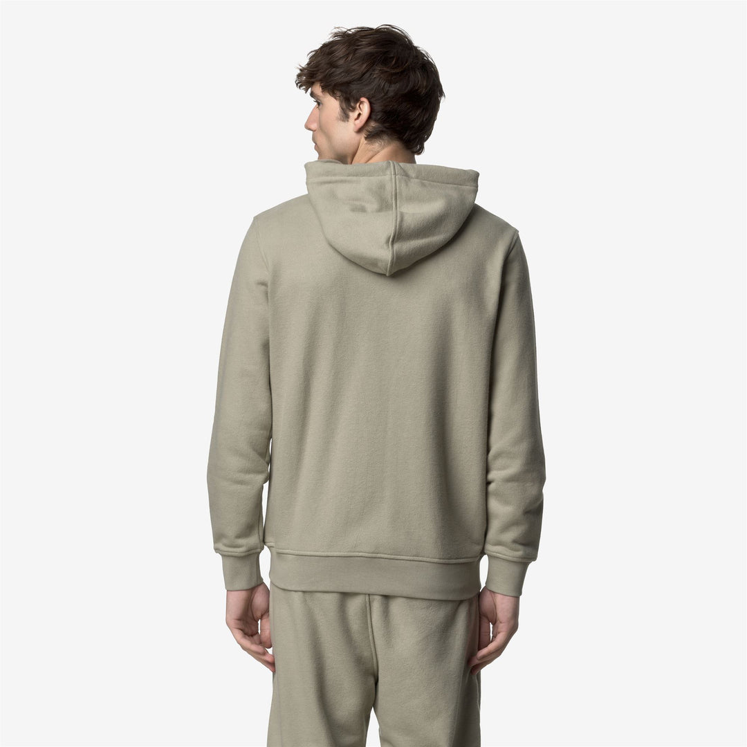 Chaqueta polar verde para hombre con capucha ajustable main