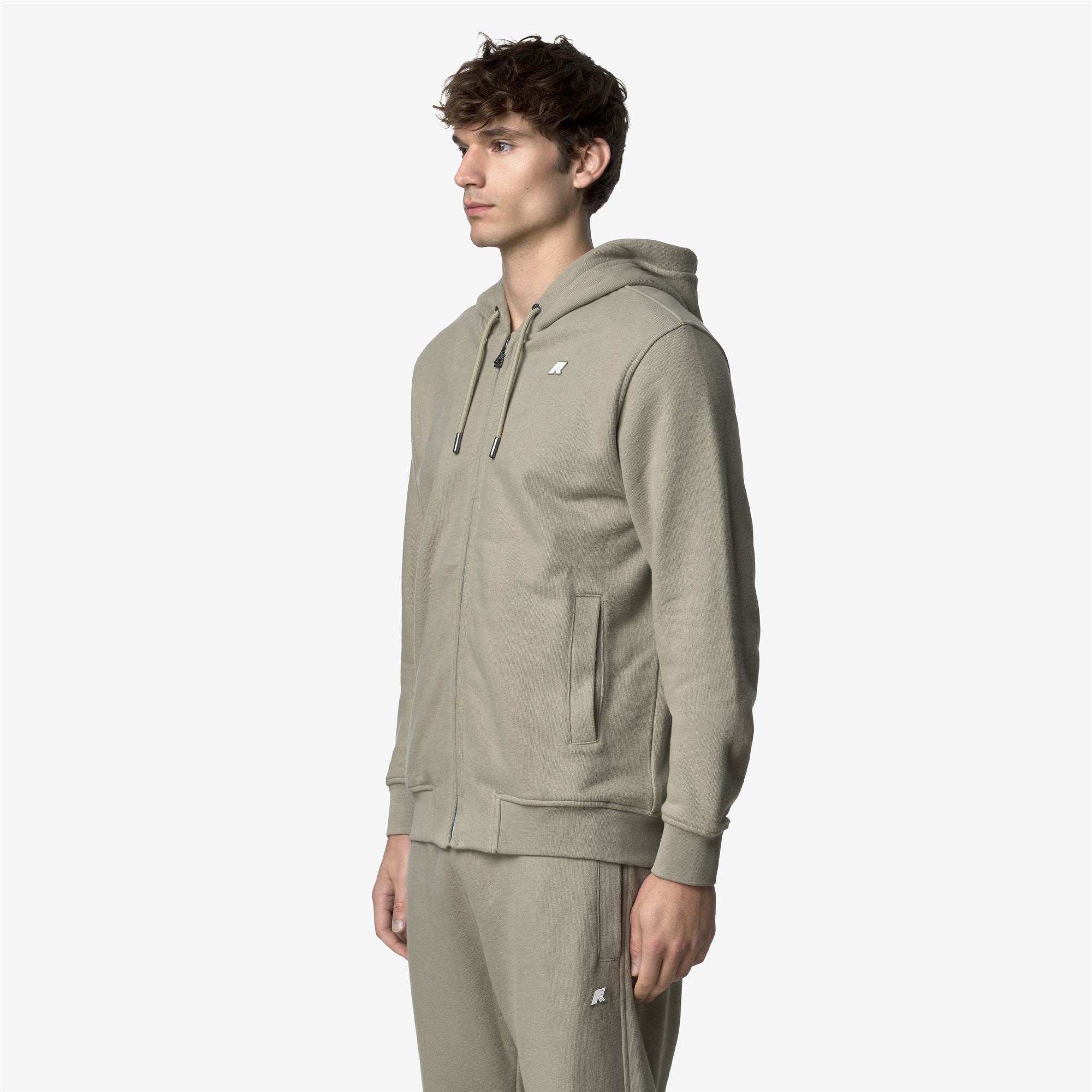 Fleece_MAN_ANTHONY HEAVY FLEECE_Jacket_Green Oak - Commercial 5