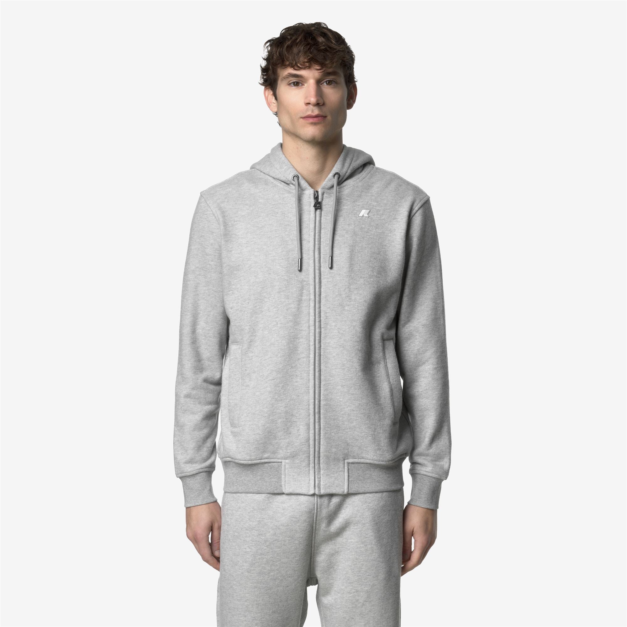 Fleece_MAN_ANTHONY HEAVY FLEECE_Jacket_GREY MEL - Commercial 4
