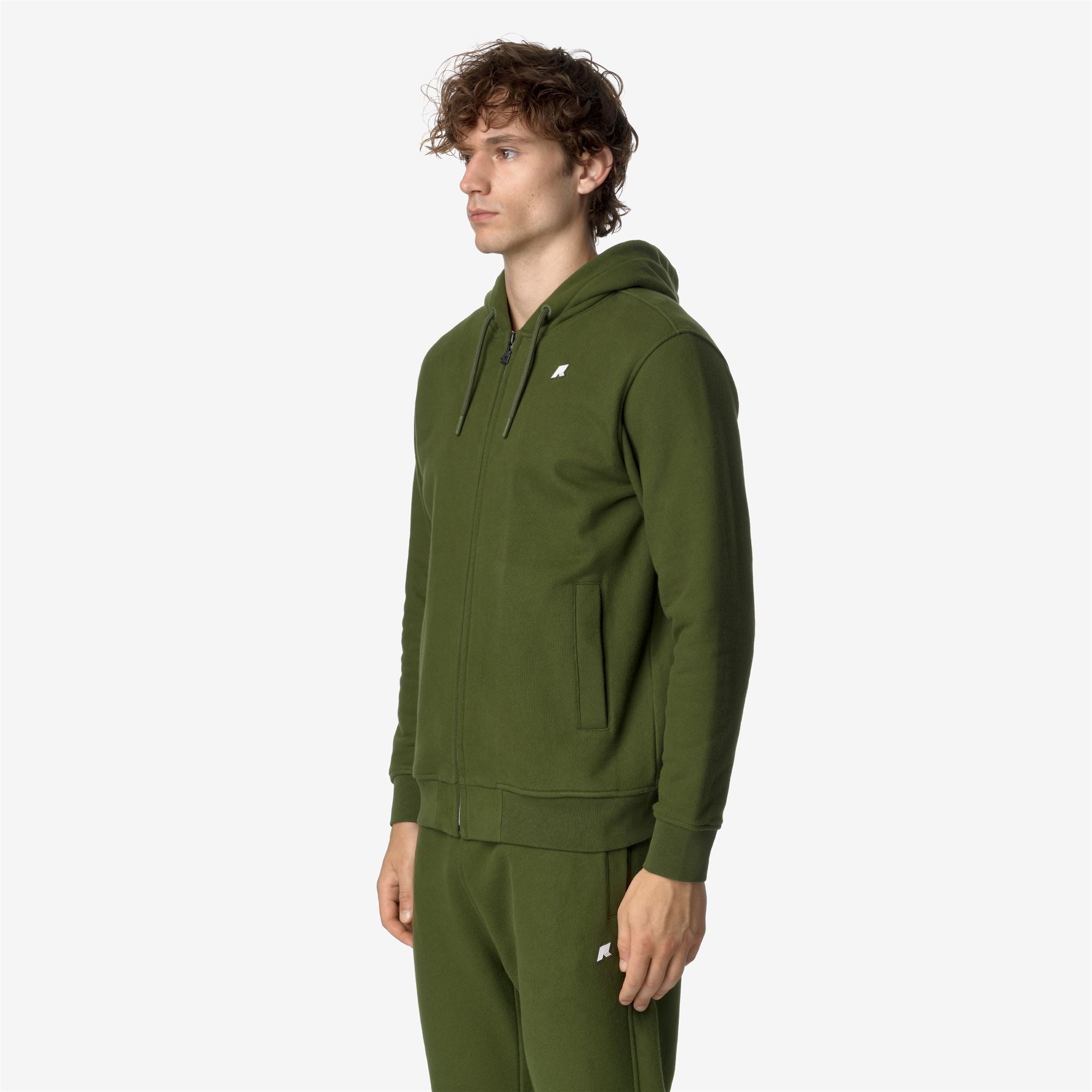 Fleece_MAN_ANTHONY HEAVY FLEECE_Jacket_Green Cypress - Commercial 5