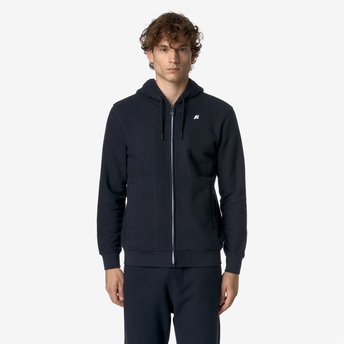 Fleece_MAN_ANTHONY HEAVY FLEECE_Jacket_Blue Depth - Commercial 4