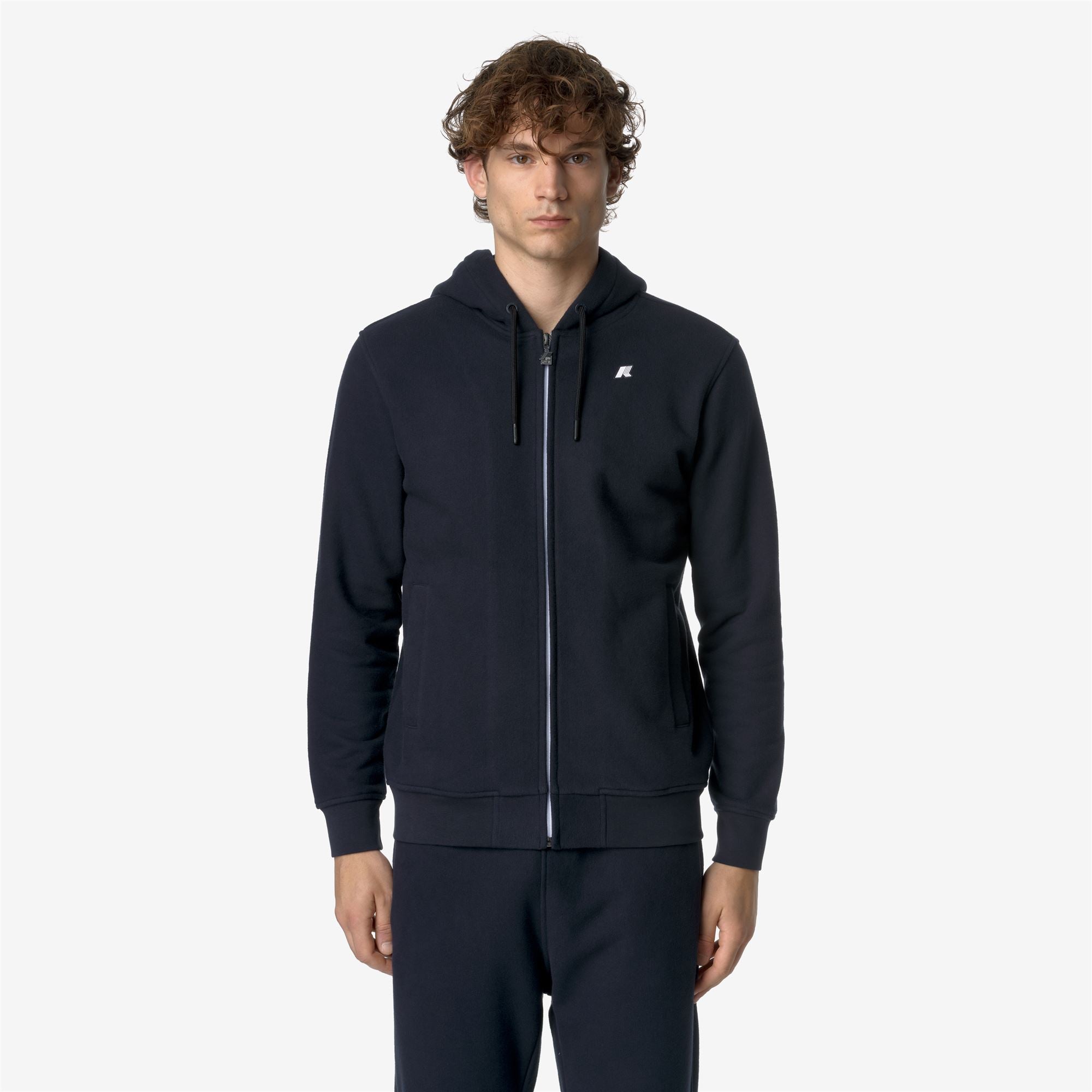 Fleece_MAN_ANTHONY HEAVY FLEECE_Jacket_Blue Depth - Commercial 4