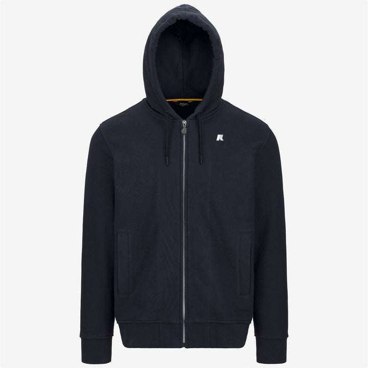 Blue Men's Fleece Jacket for Athleisure and City Wear 1