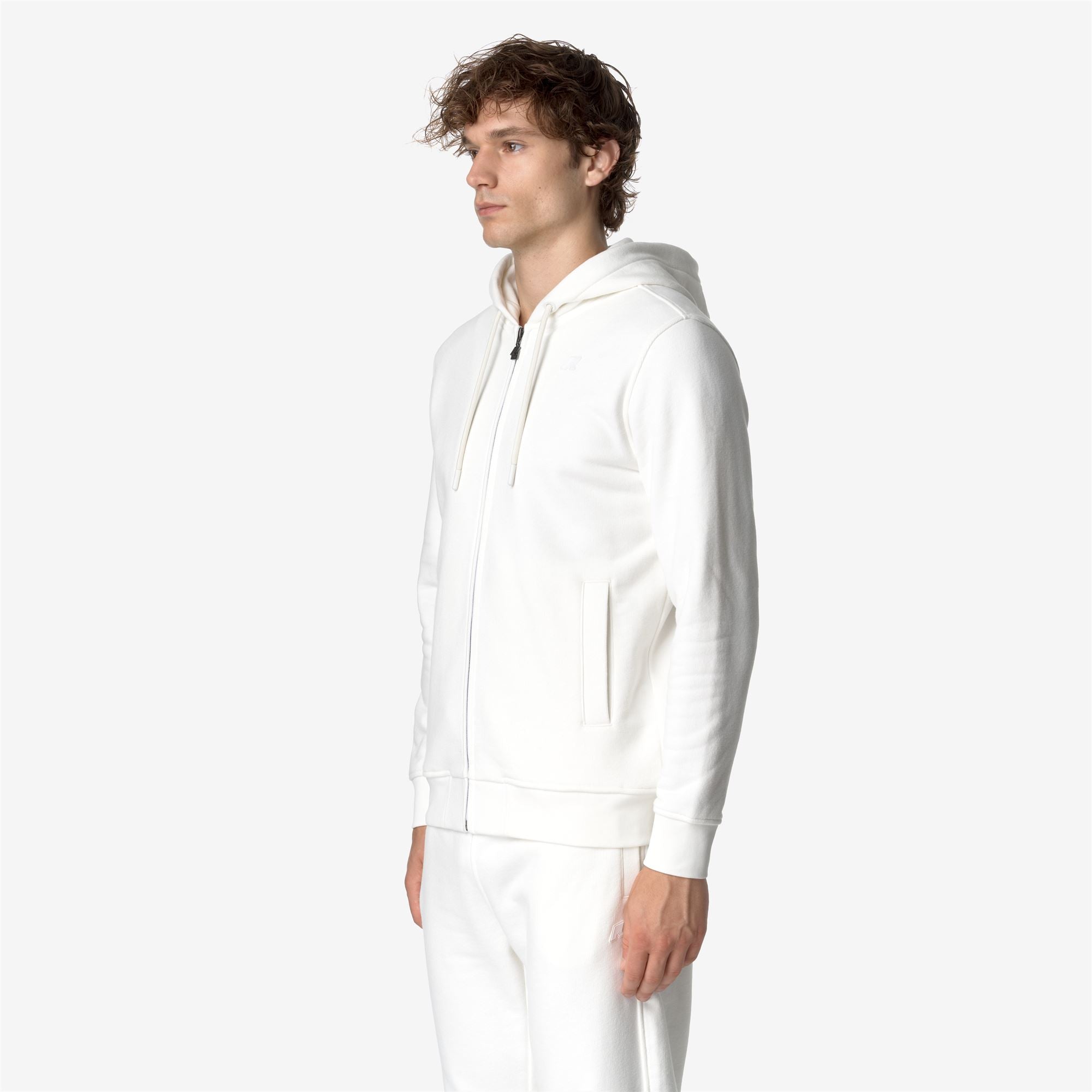 Fleece_MAN_ANTHONY HEAVY FLEECE_Jacket_White Gardenia - Commercial 5