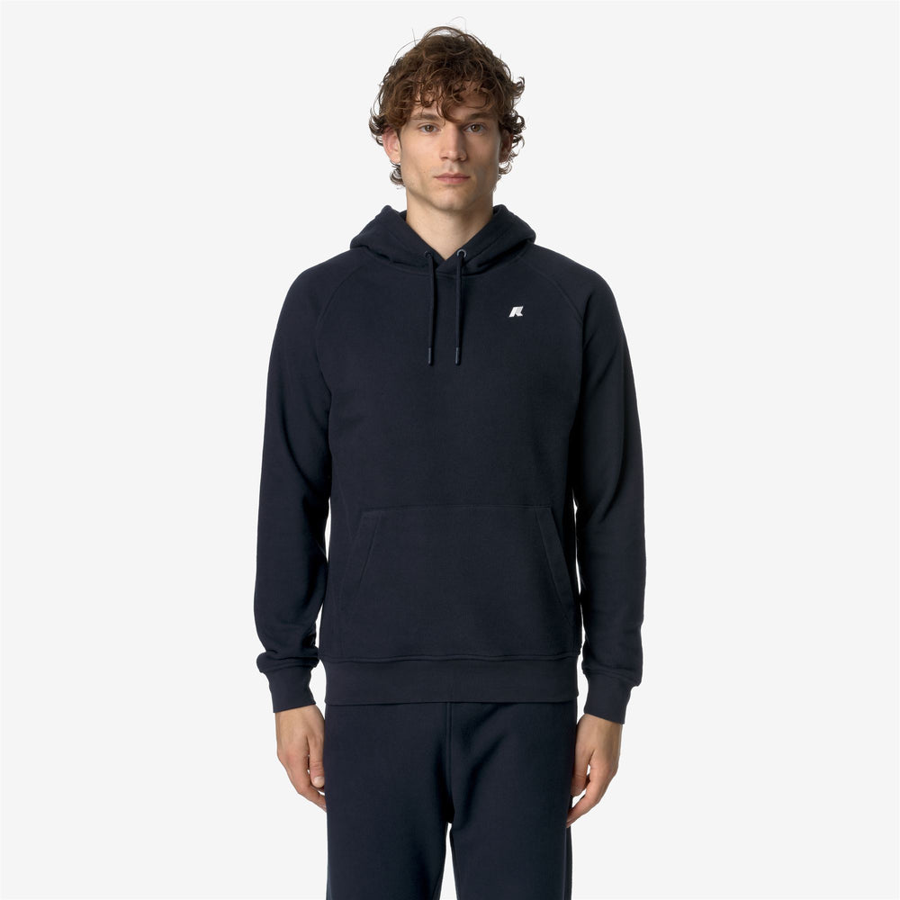 Blue Men's Fleece Jumper for Athleisure and City Wear 02