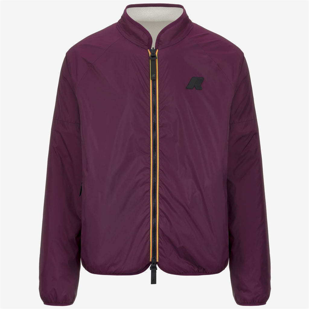 Fleece_MAN_BESSANS_Jacket_White G - Violet Dk Purple - Commercial 2