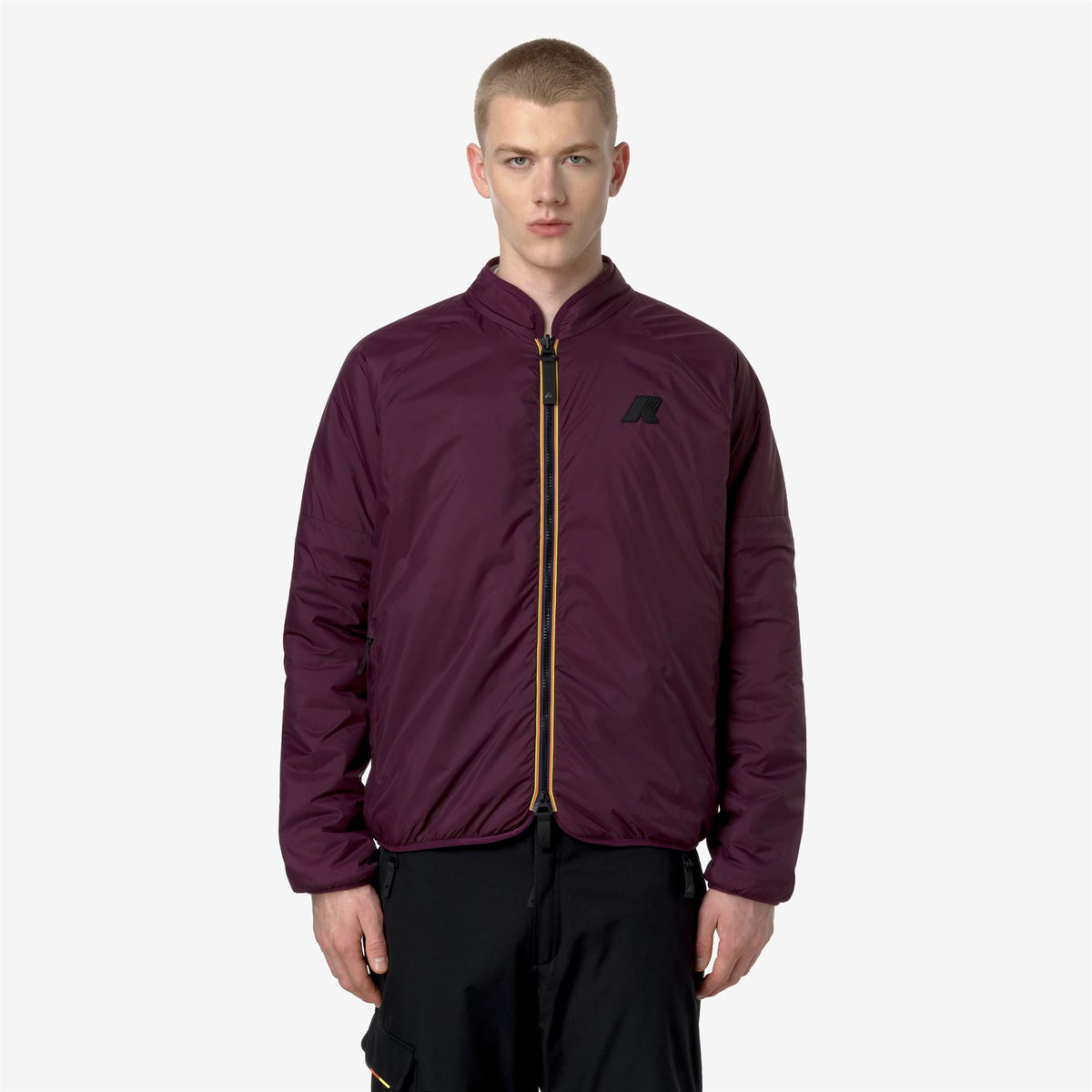 Fleece_MAN_BESSANS_Jacket_White G - Violet Dk Purple - Commercial 7
