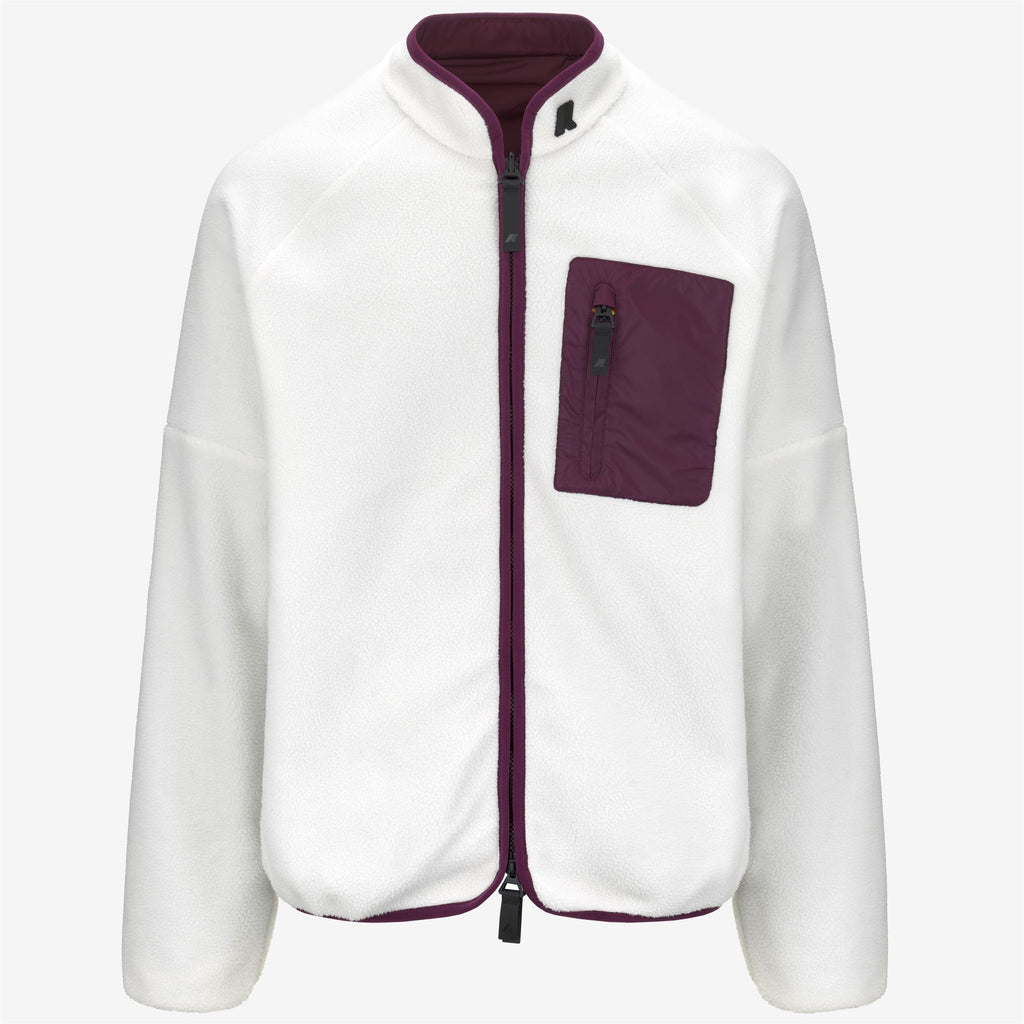 Fleece_MAN_BESSANS_Jacket_White G - Violet Dk Purple - Commercial 1
