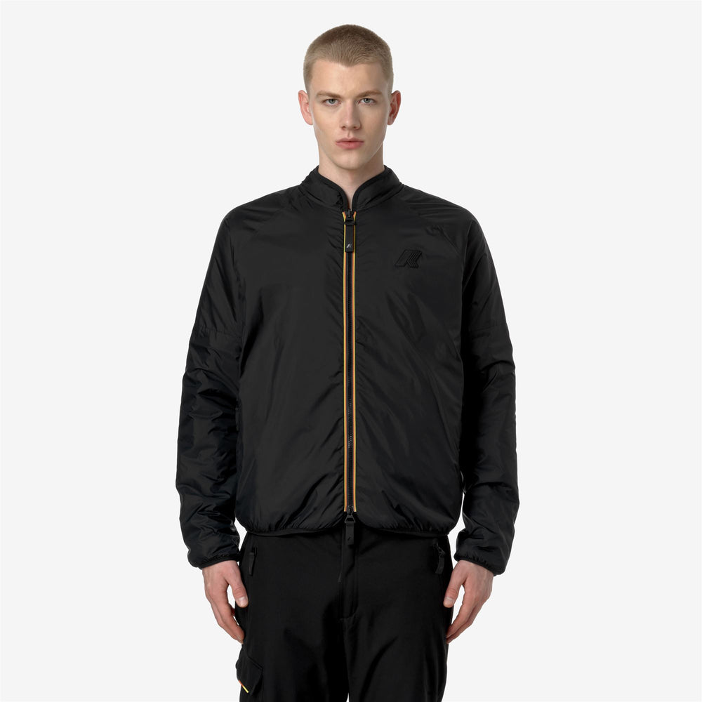 Grey Black Men's Reversible Fleece Ski Jacket for Leisure 02