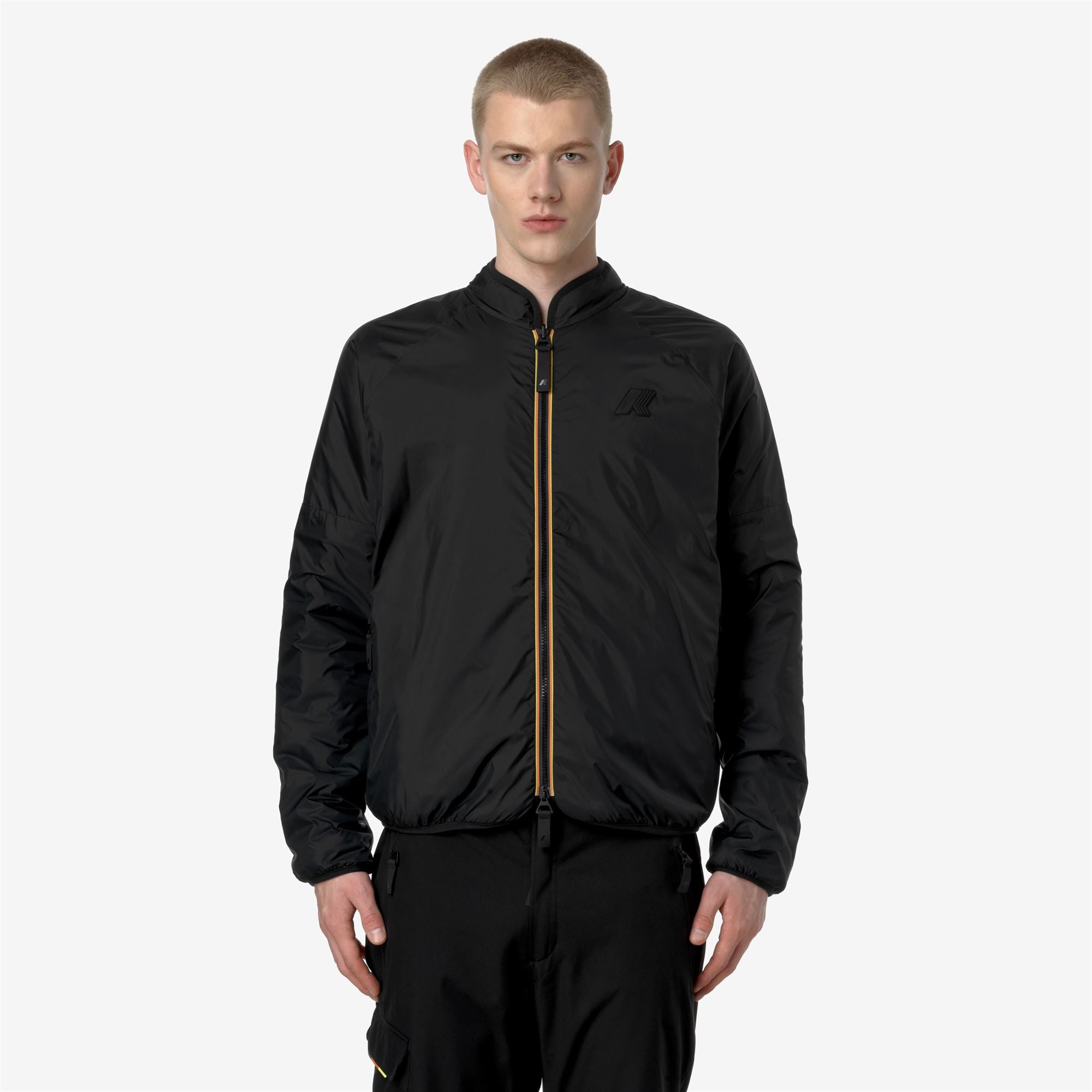 Fleece_MAN_BESSANS_Jacket_White G - Black - Commercial 7