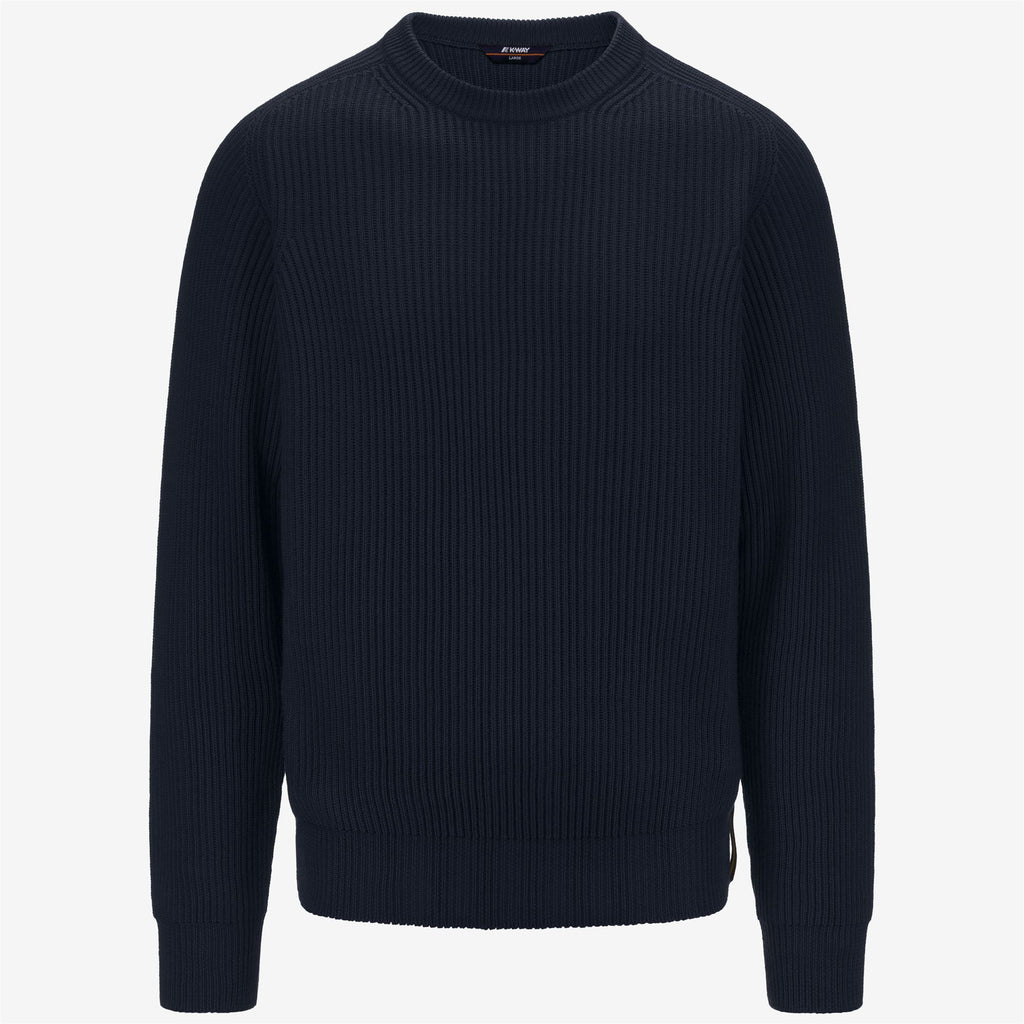 Knitwear_MAN_VERIN WOOL MERINO BLEND_Pull Over_Blue Depth - Commercial 1