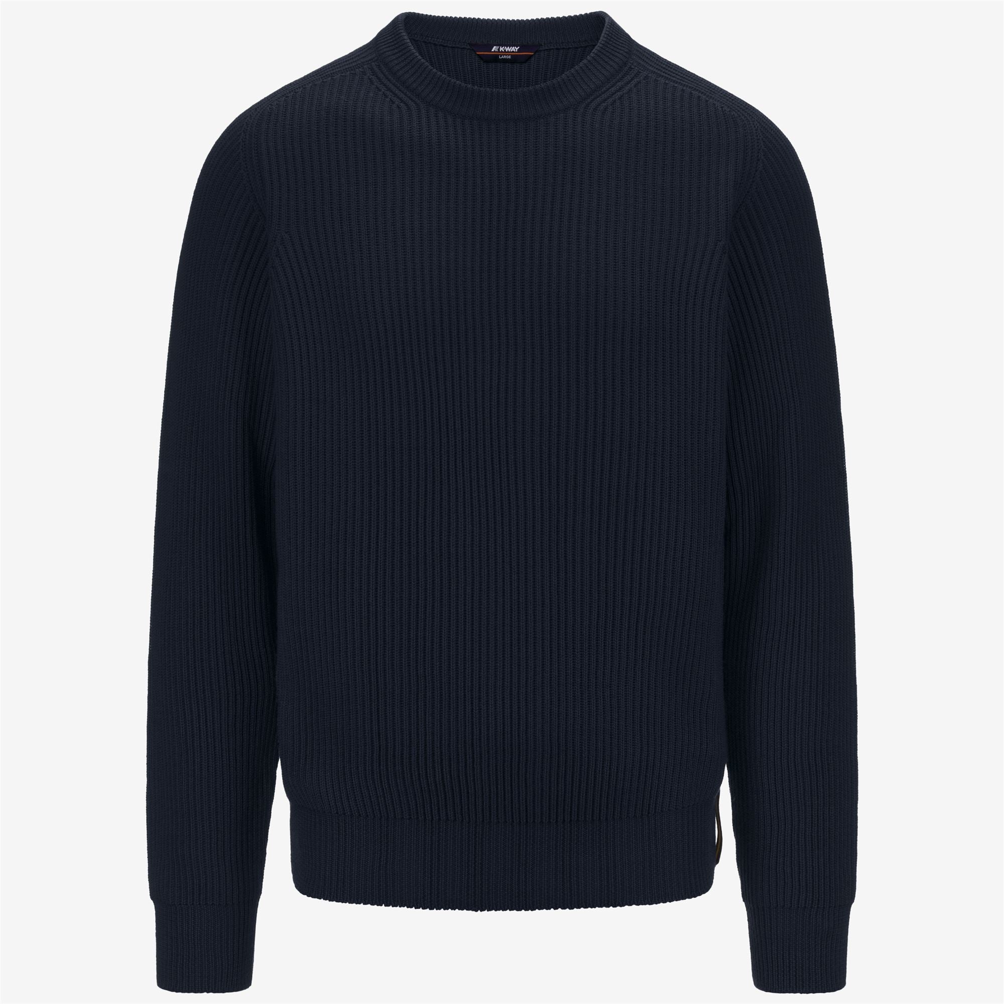 Knitwear_MAN_VERIN WOOL MERINO BLEND_Pull Over_Blue Depth - Commercial 1