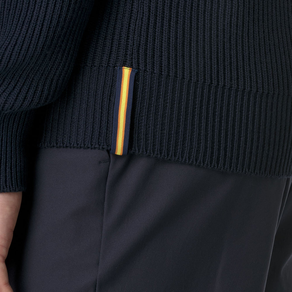 Knitwear_MAN_VERIN WOOL MERINO BLEND_Pull Over_Blue Depth - Commercial 7
