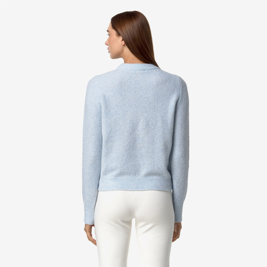 Knitwear_WOMAN_CLARISSE WOOL MERINO BOUCLE_Pull Over_Blue Ballad - Commercial 6
