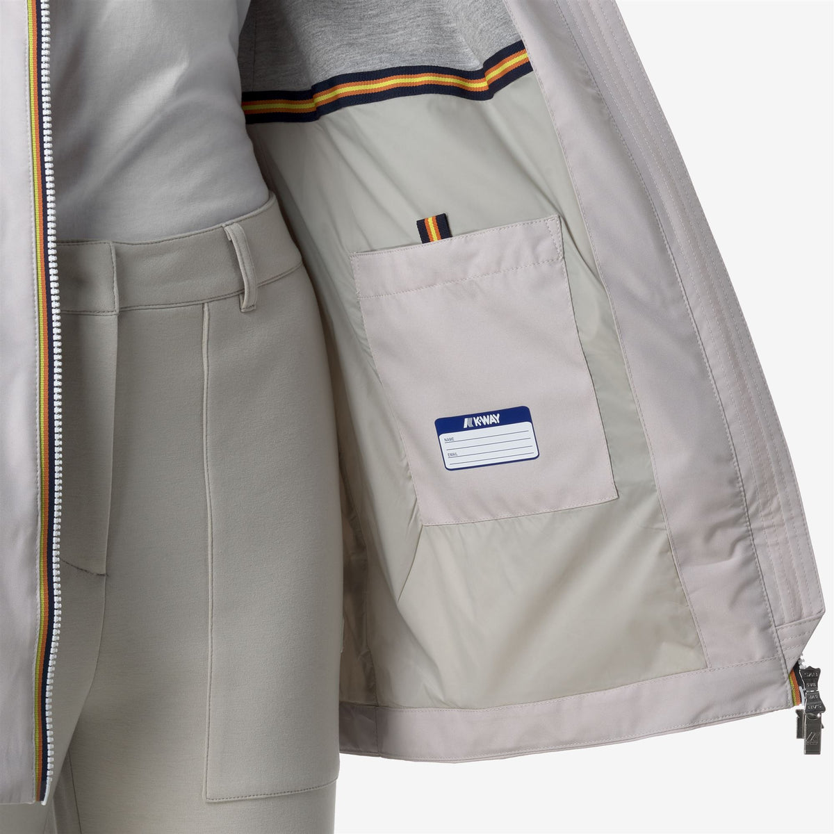 Jackets_WOMAN_SOPHIE STRETCH POLY JERSEY_Mid_BEIGE LT - Commercial 7
