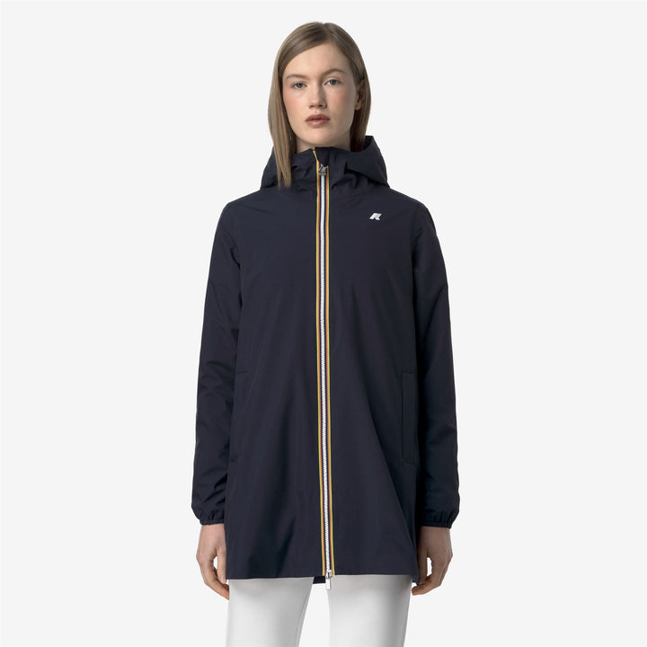 Blue Women's Waterproof Mid-Length Stretch Jacket 3