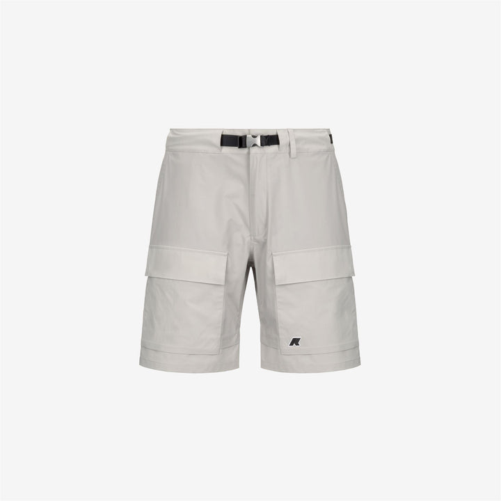 Beige Grey Men's Outdoor Sport Shorts with Functional Design 5