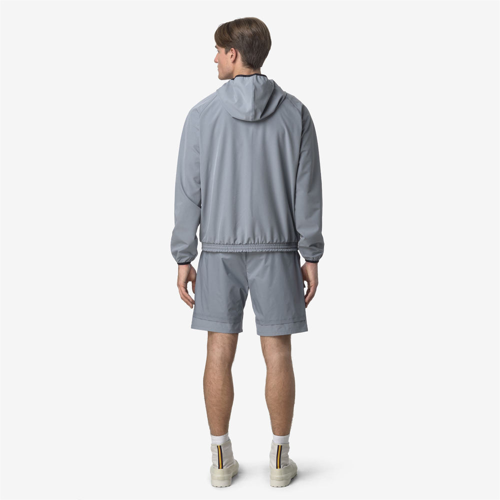 Grey Blue Men's Outdoor Sport Shorts for Hiking and Activities 02