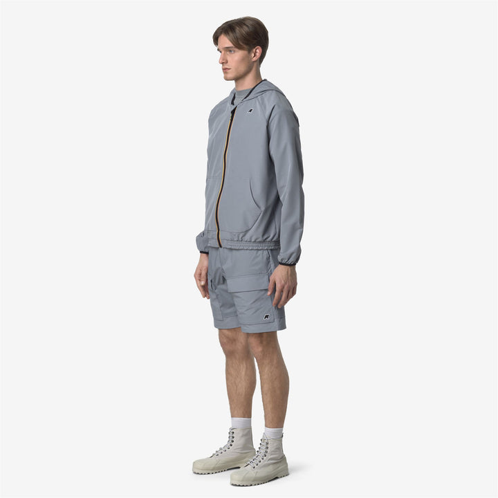 Grey Blue Men's Outdoor Sport Shorts for Hiking and Activities 2