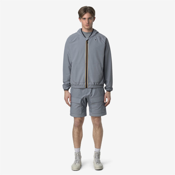 Grey Blue Men's Outdoor Sport Shorts for Hiking and Activities 1