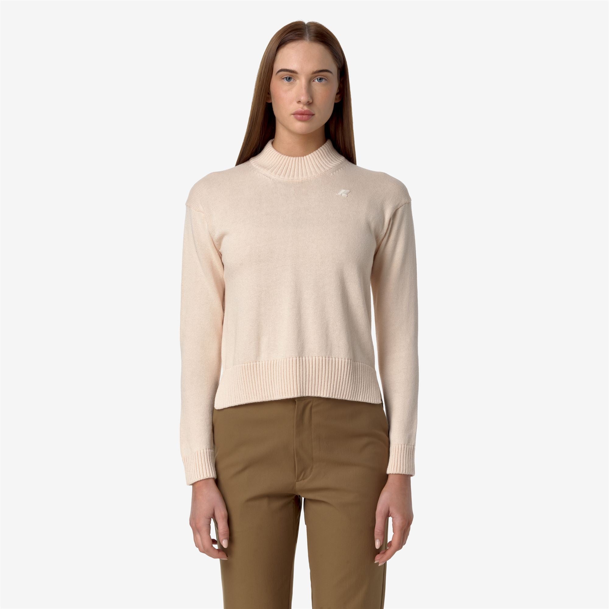 Knitwear_WOMAN_AGATA COTTON CASHMERE_Pull Over_Pink Dirty - Commercial 4