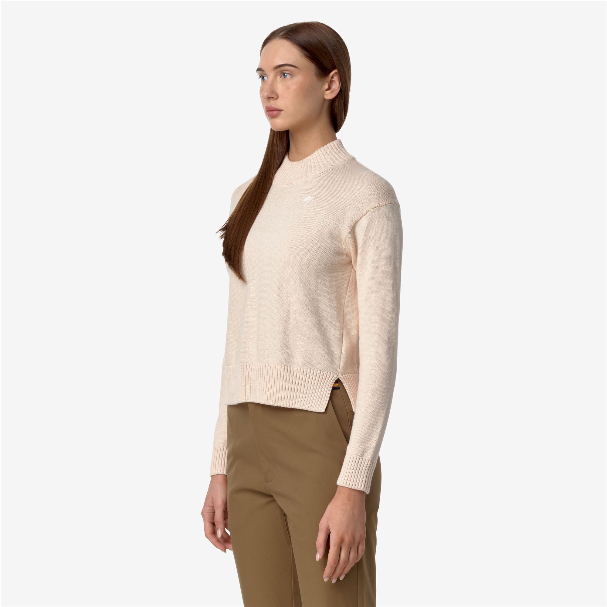 Knitwear_WOMAN_AGATA COTTON CASHMERE_Pull Over_Pink Dirty - Commercial 5