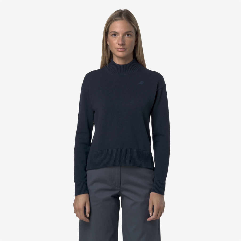 Knitwear_WOMAN_AGATA COTTON CASHMERE_Pull Over_Blue Dress - Commercial 4