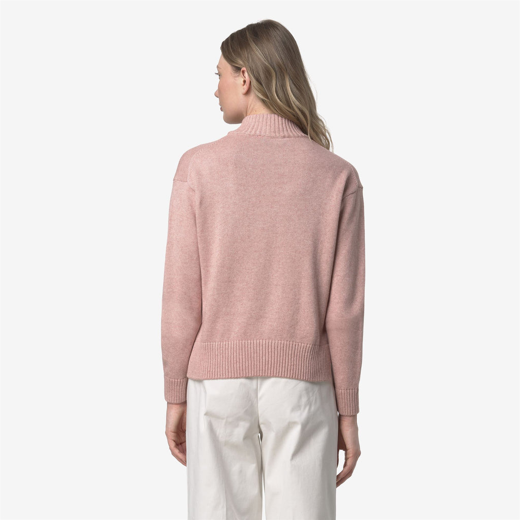 Knitwear_WOMAN_AGATA COTTON CASHMERE_Pull Over_Pink Dusty Mel - Commercial 6