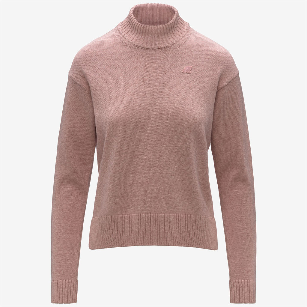 Knitwear_WOMAN_AGATA COTTON CASHMERE_Pull Over_Pink Dusty Mel - Commercial 1