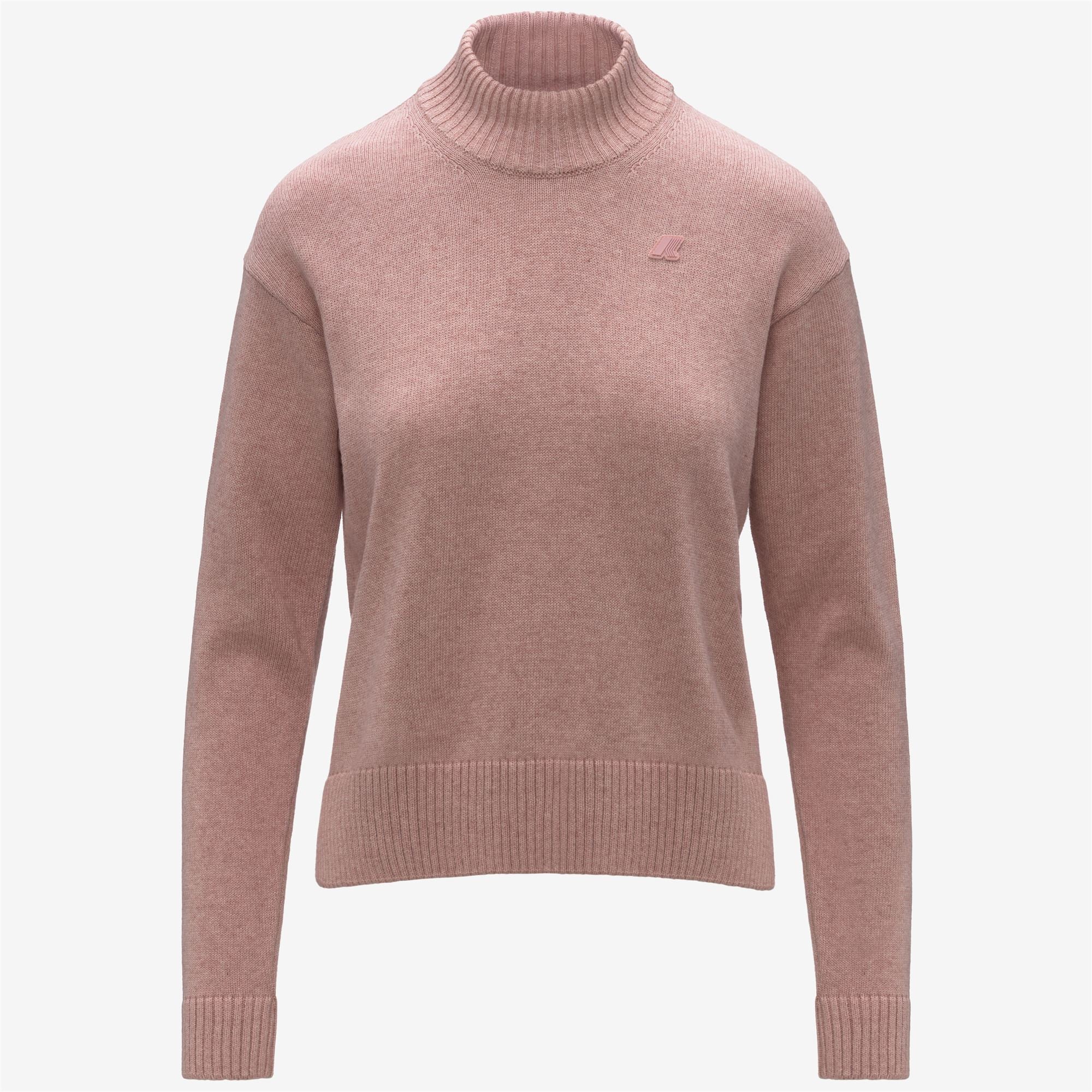 Knitwear_WOMAN_AGATA COTTON CASHMERE_Pull Over_Pink Dusty Mel - Commercial 1