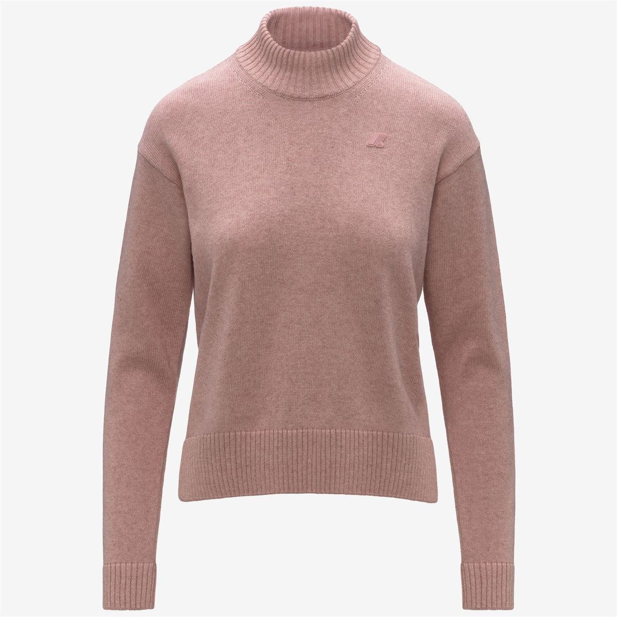 Knitwear_WOMAN_AGATA COTTON CASHMERE_Pull Over_Pink Dusty Mel - Commercial 1