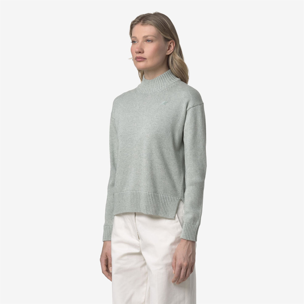 Knitwear_WOMAN_AGATA COTTON CASHMERE_Pull Over_Grey Grey Mel - Commercial 5