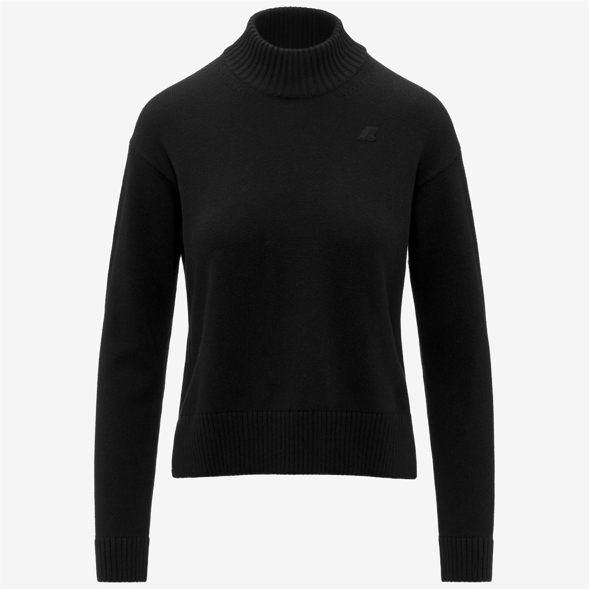 Knitwear_WOMAN_AGATA COTTON CASHMERE_Pull Over_Black Mel - Commercial 1